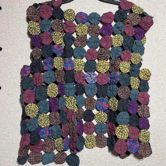 NOS Vintage Patchwork Vest Large Notations Quilt Pattern NWT Rare - Picture 8 of 9